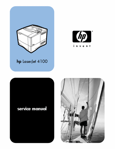 HP LJ 4100 Service Manual for LJ 4100